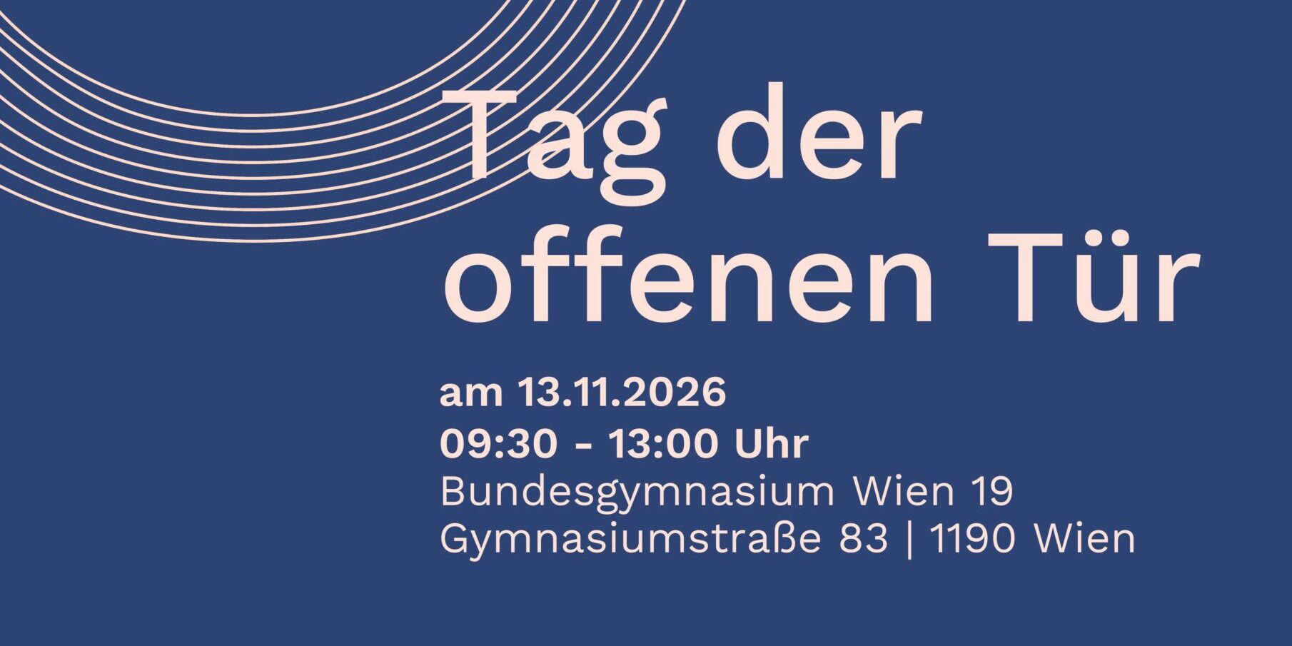 Einladung zum Tag der offenen Tür